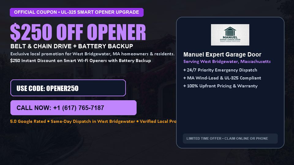 Manuel Expert Garage Door $250 OFF Premium LiftMaster Opener Installation
